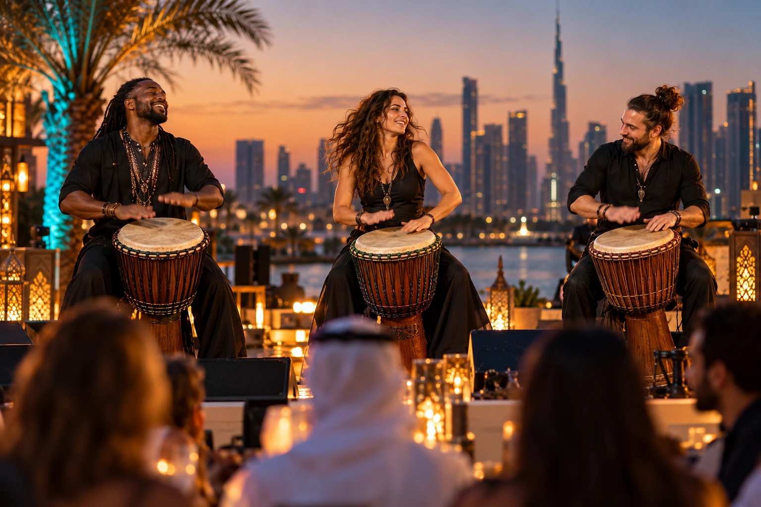 Live Performances — illustrative drumming scene